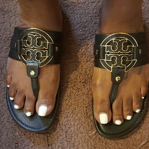 Tory Burch Miller Sandals Gently Used